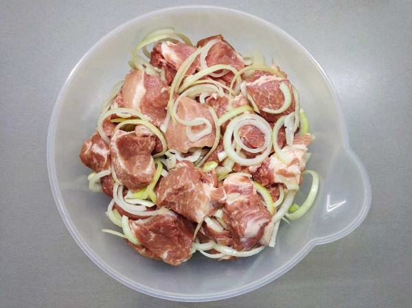 Шашлык с соевым соусом
