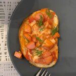 Самая ленивая пицца на батоне