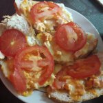 Самая ленивая пицца на батоне