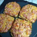 Самая ленивая пицца на батоне