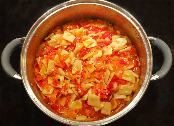 Салат из стручковой фасоли на зиму