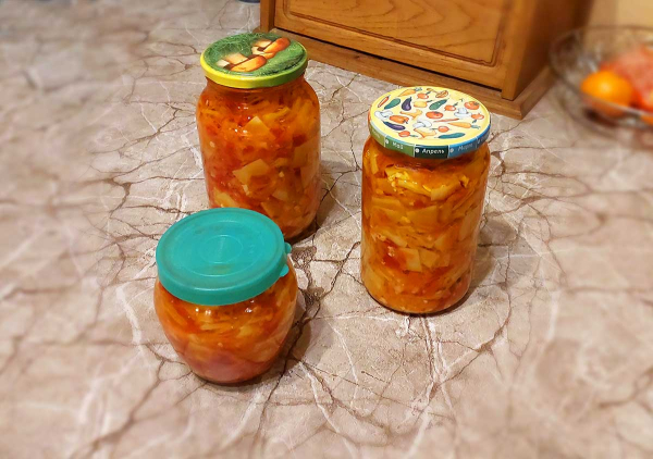 Салат из стручковой фасоли на зиму