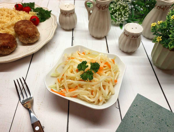 Вкусная квашеная капуста
