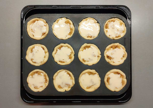 Корзиночки с яблоками