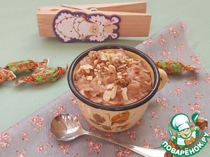 Ореховая каша из ячменных хлопьев "Топ-шлёп"