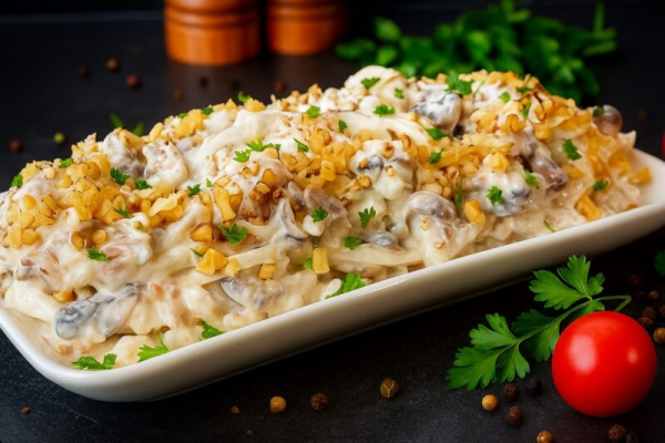 Салат «Счастье Моряка». Удивил всех, кто был за праздничным столом — рецепт разобрали, как горячие пирожки! Салат «Счастье Моряка». Удивил всех, кто был за праздничным столом — рецепт разобрали, как горячие пирожки!