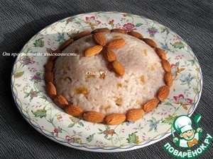 Коливо с клубничным джемом и миндалем