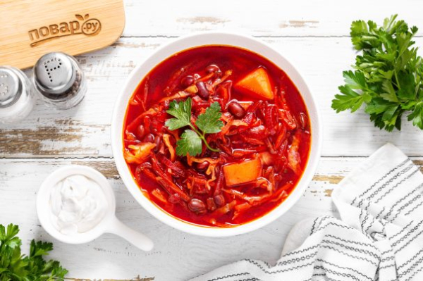 Борщ без мяса Борщ без мяса