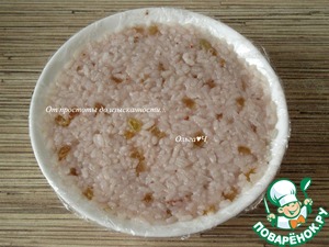 Коливо с клубничным джемом и миндалем