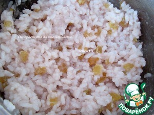 Коливо с клубничным джемом и миндалем