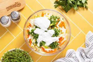 Салат из капусты с яблоком Салат из капусты с яблоком