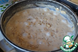 Овсяная каша на топленом молоке