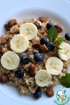 Овсяная каша на топленом молоке