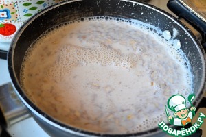 Овсяная каша на топленом молоке