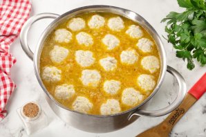 Суп с фрикадельками